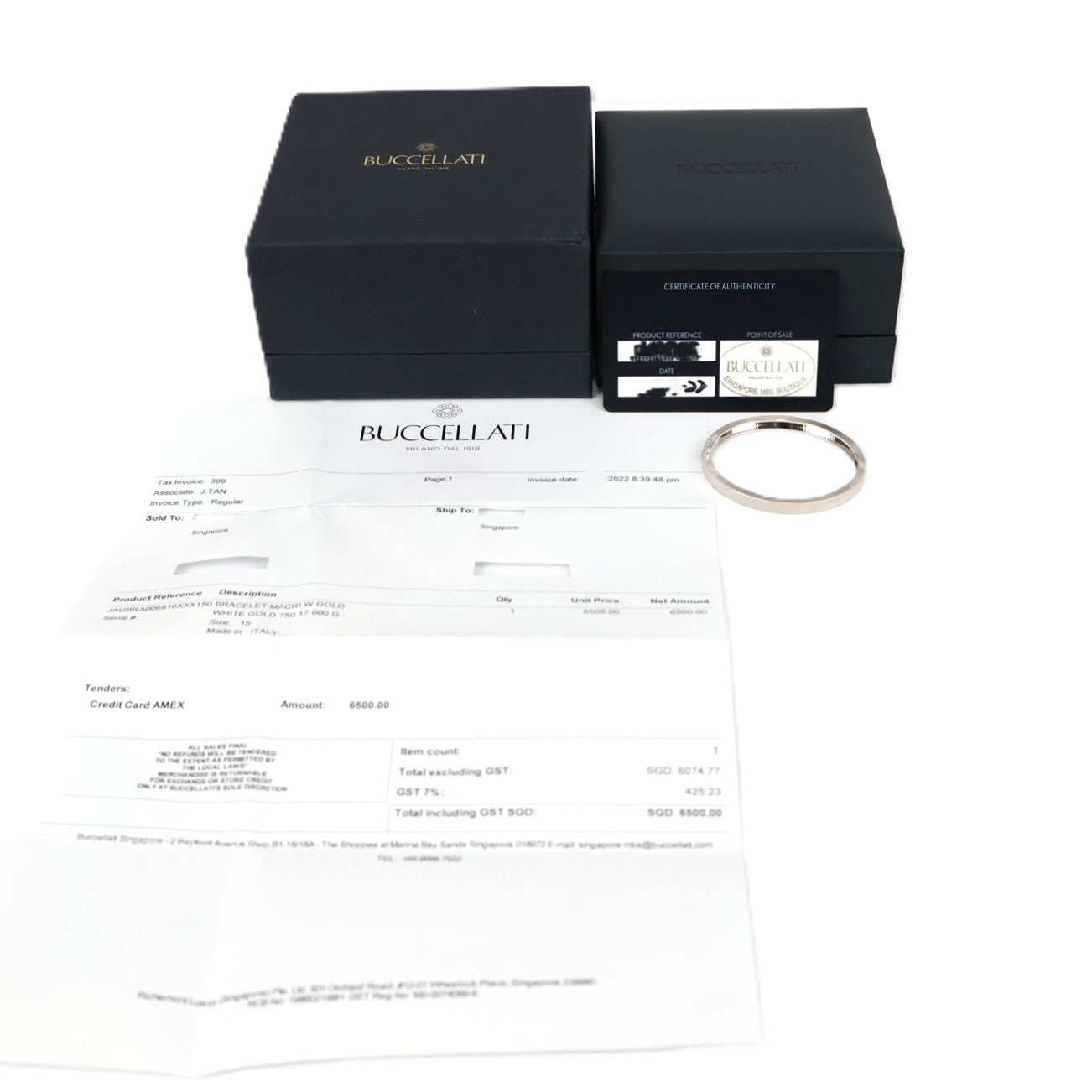 BUCCELLATI JAUBRA006816 Macri Classica #15 Bracelet