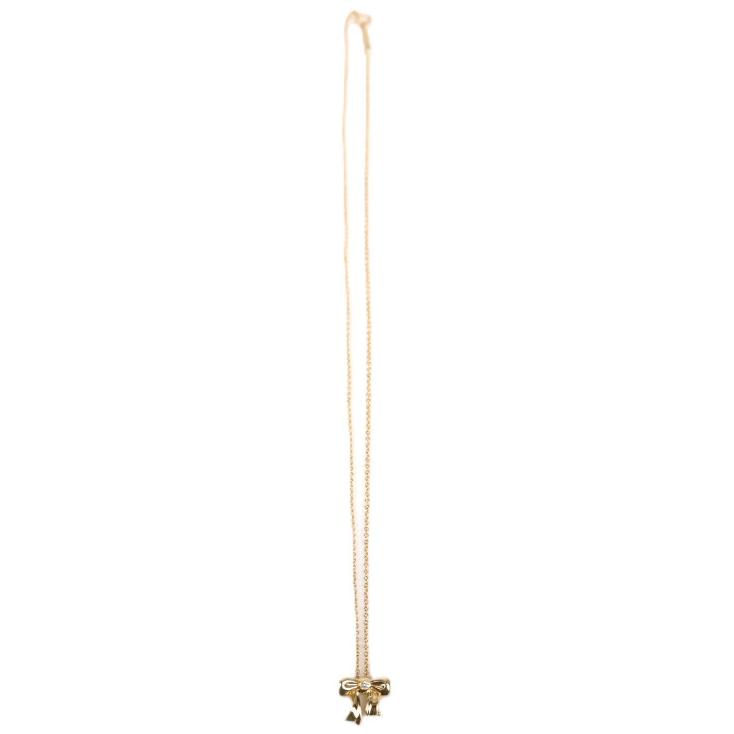 TIFFANY & Co. Blue Box Bow Necklace