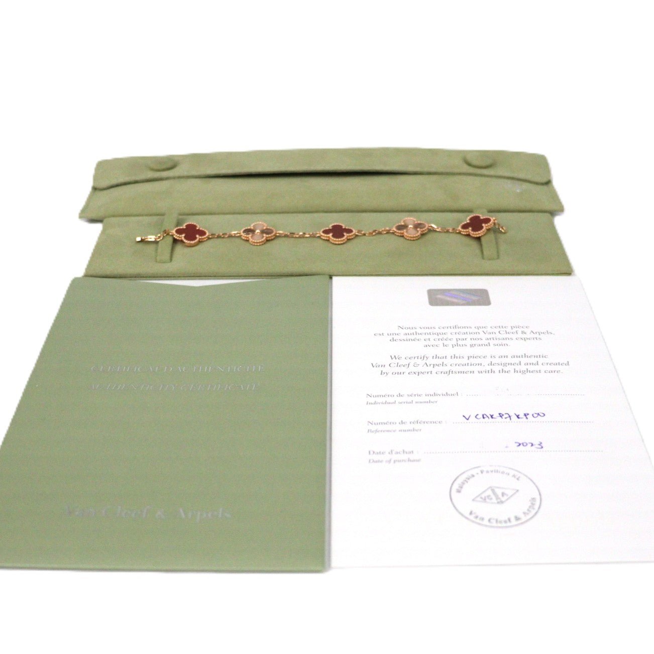 Van Cleef & Arpels VCARP7RP00 Vintage Alhambra 5-Motifs Bracelet
