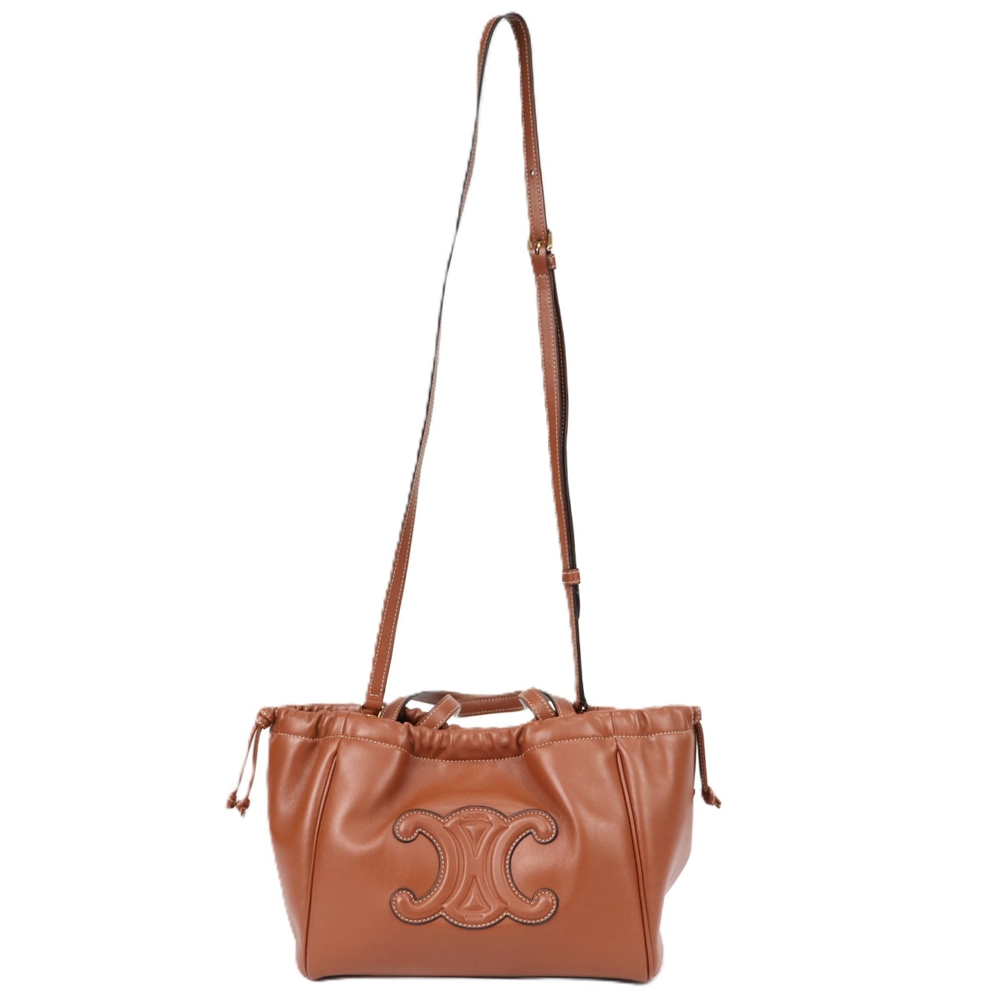 CELINE 111013DU3 CABAS DRAWSTRING SMALL TOTE BAG