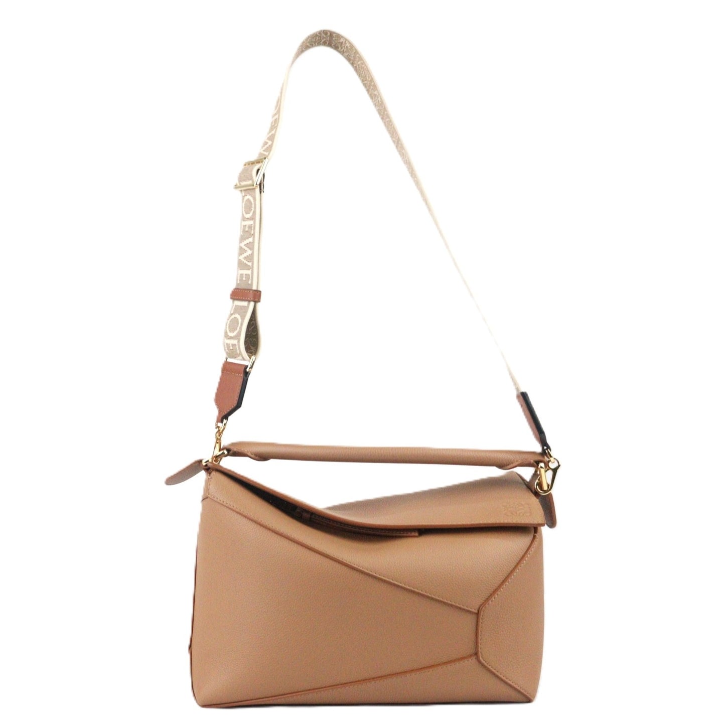 LOEWE A510P49X12+C073T87X01 PUZZLE EDGE MEDIUM HANDBAG+STRAP