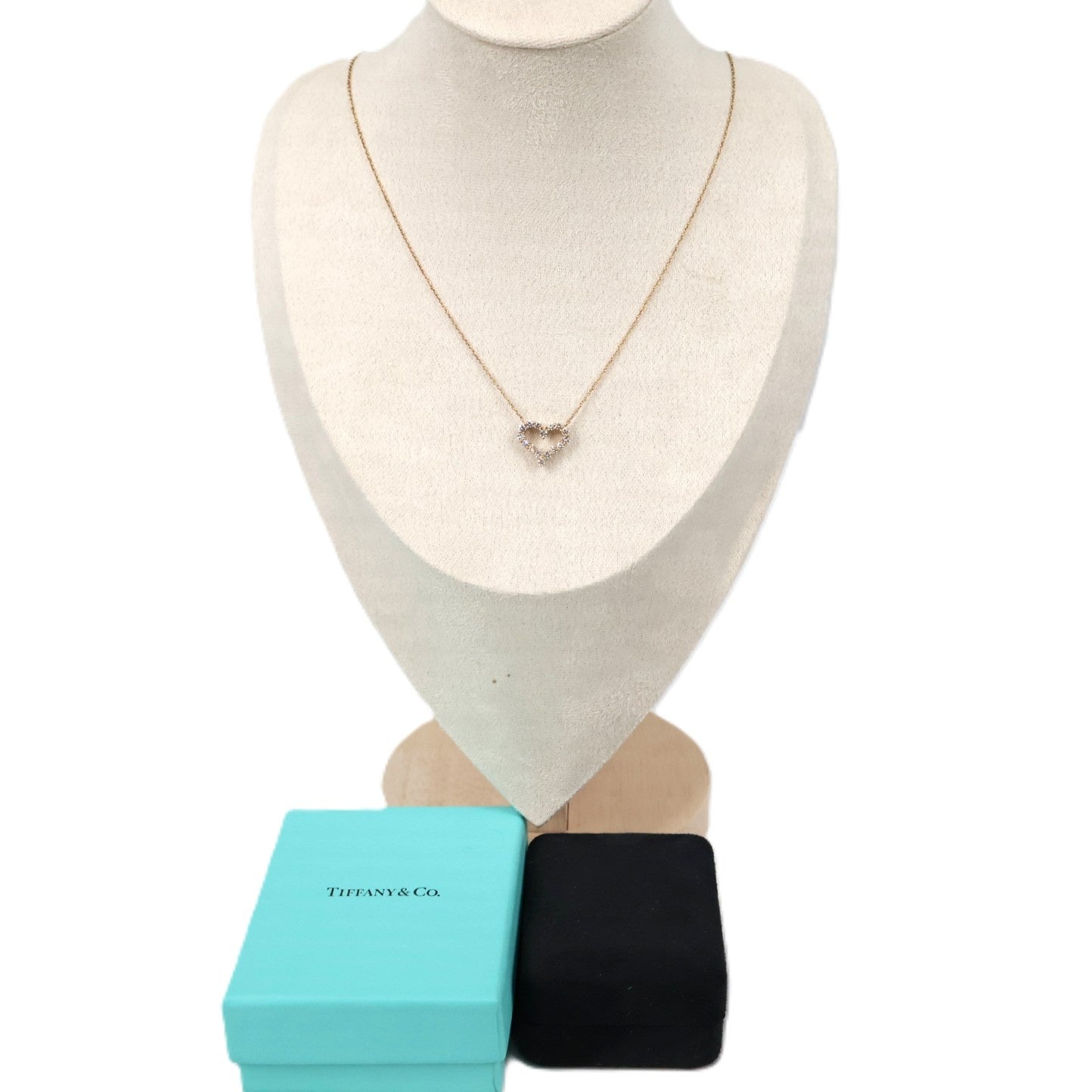 TIFFANY & Co. Diamond Heart Small Necklace