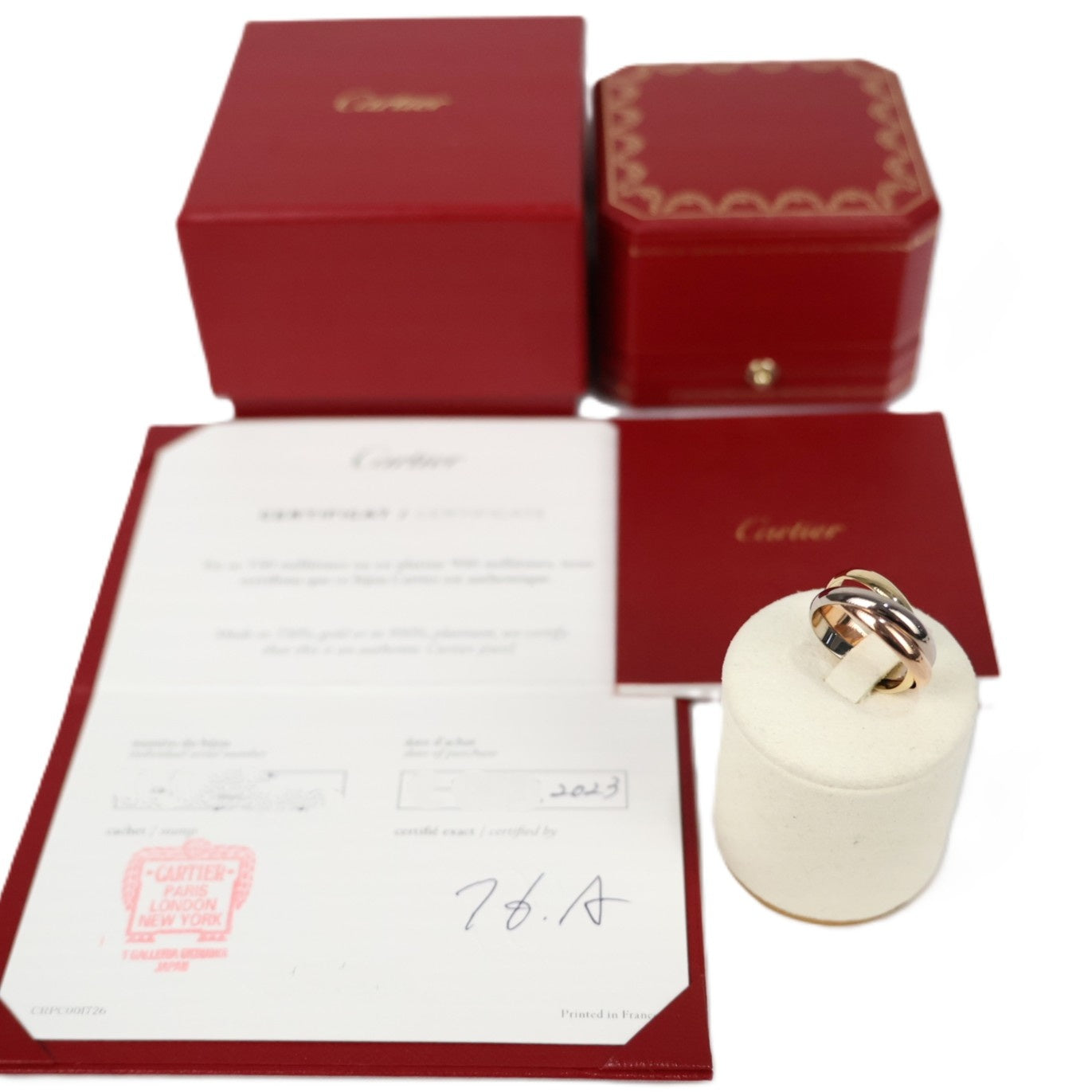 Cartier B4052755 Trinity #55 Ring