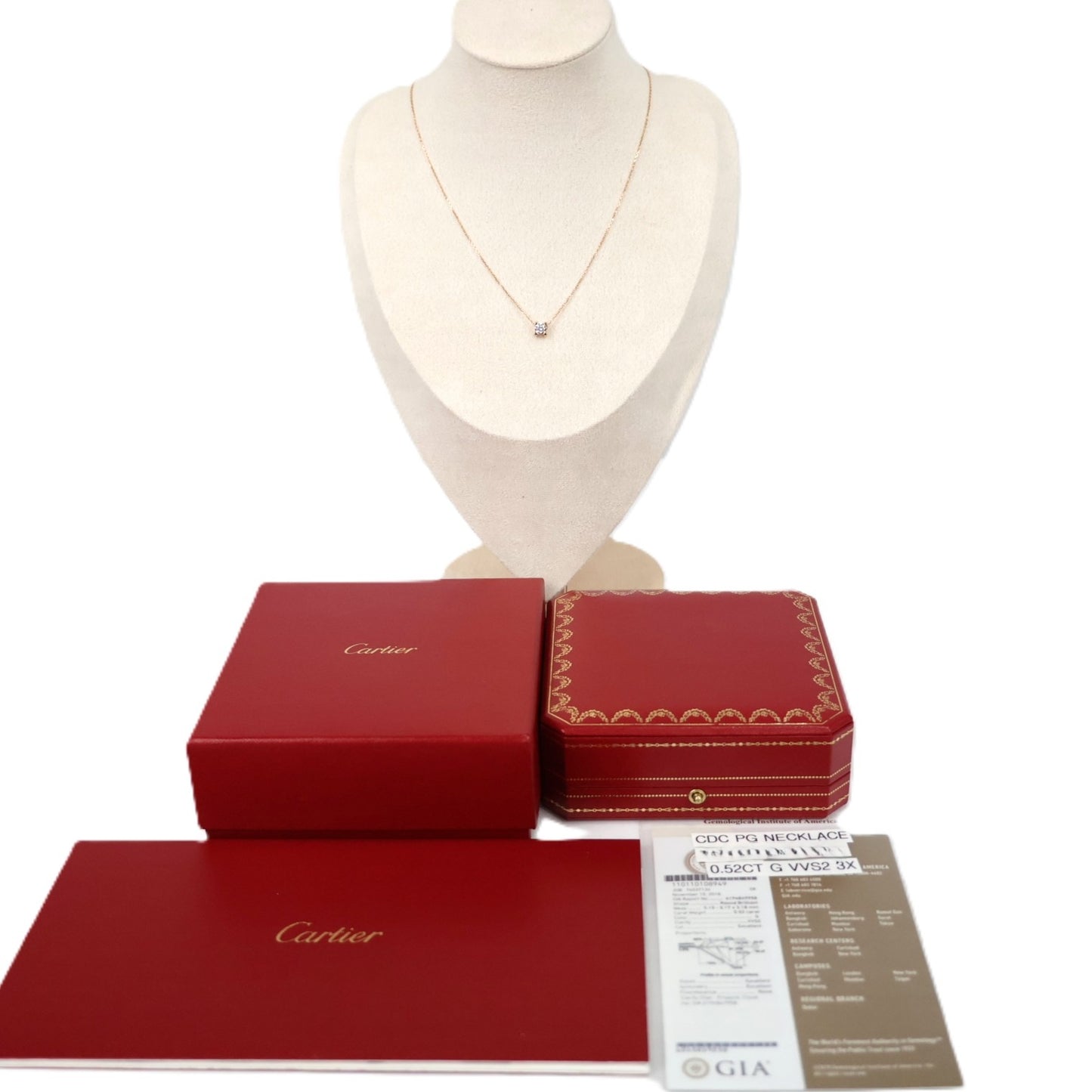 Cartier N7063400 C de Cartier 0.52ct-G-VVS2-3EX Necklace