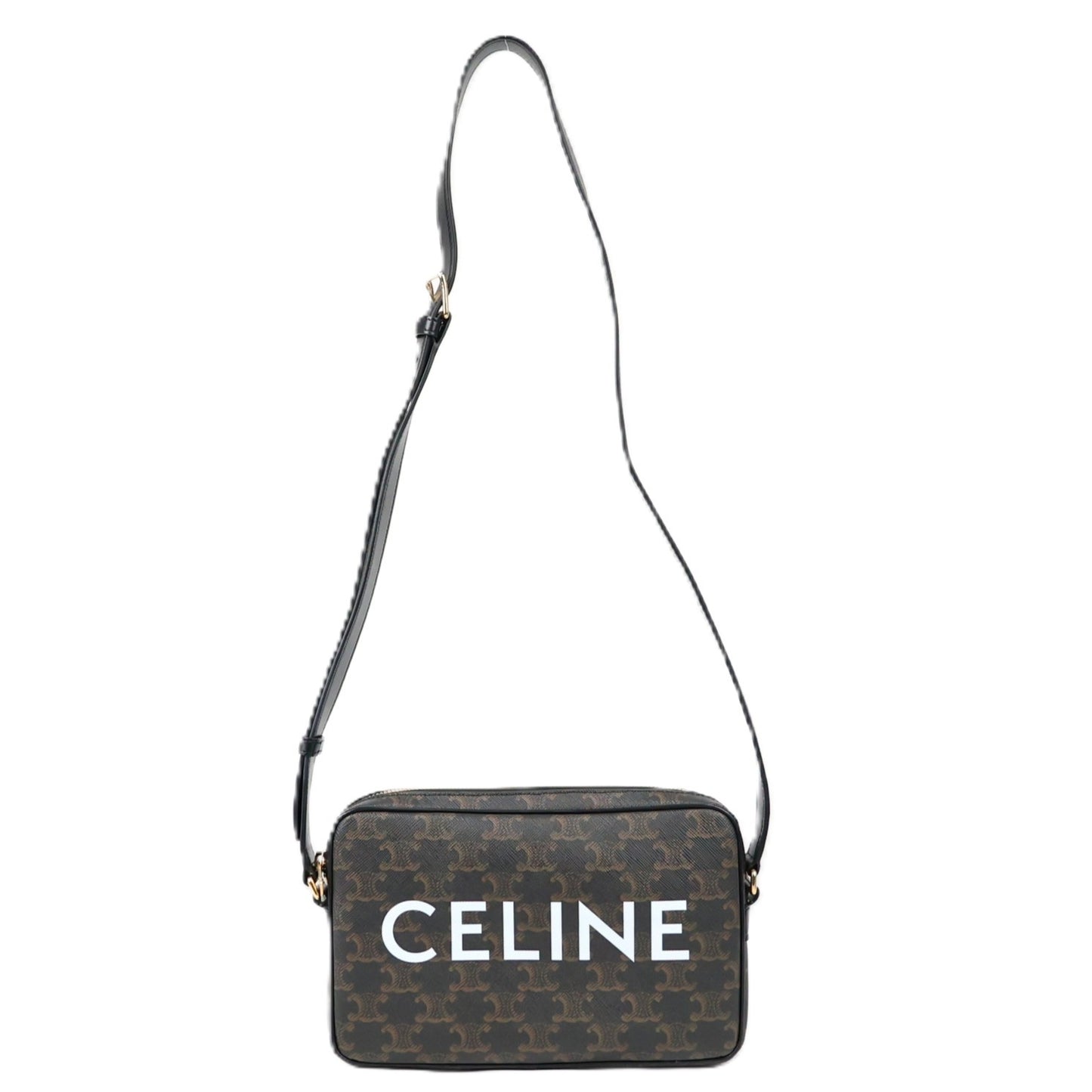 CELINE 194502CIM HOLIZONTAL MESSENGER CROSSBODY BAG