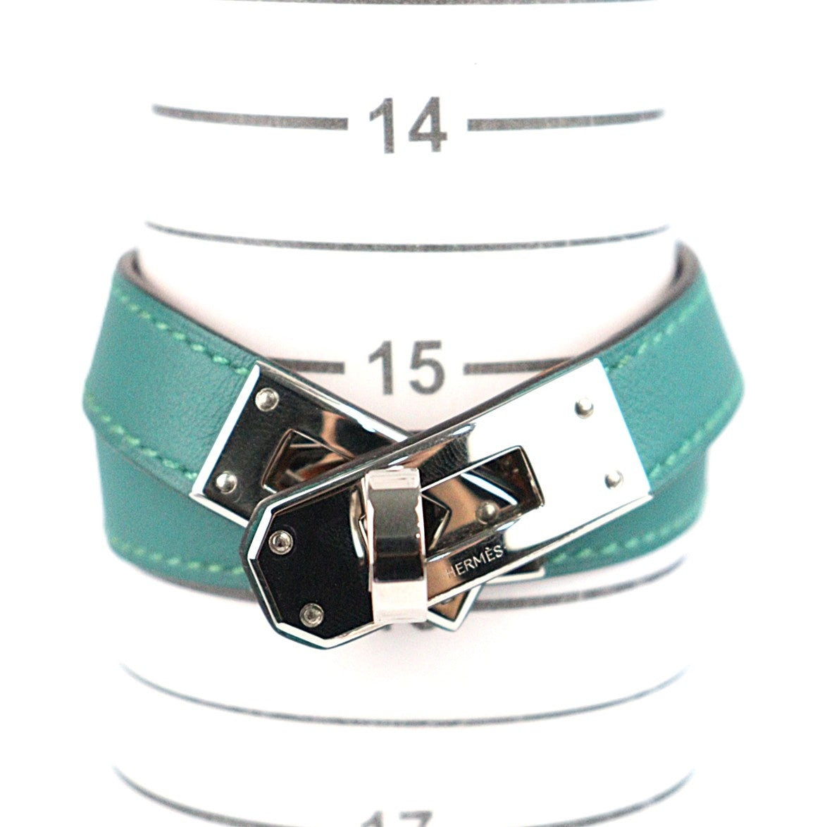 HERMES 064642CK KELLY DOUBLE TOUR S BRACELET