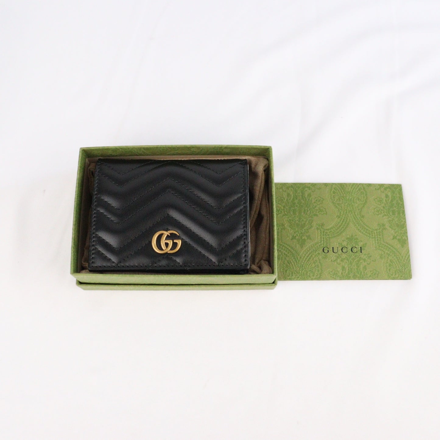 GUCCI 466492 DTDHT GG MARMOUNT WALLET