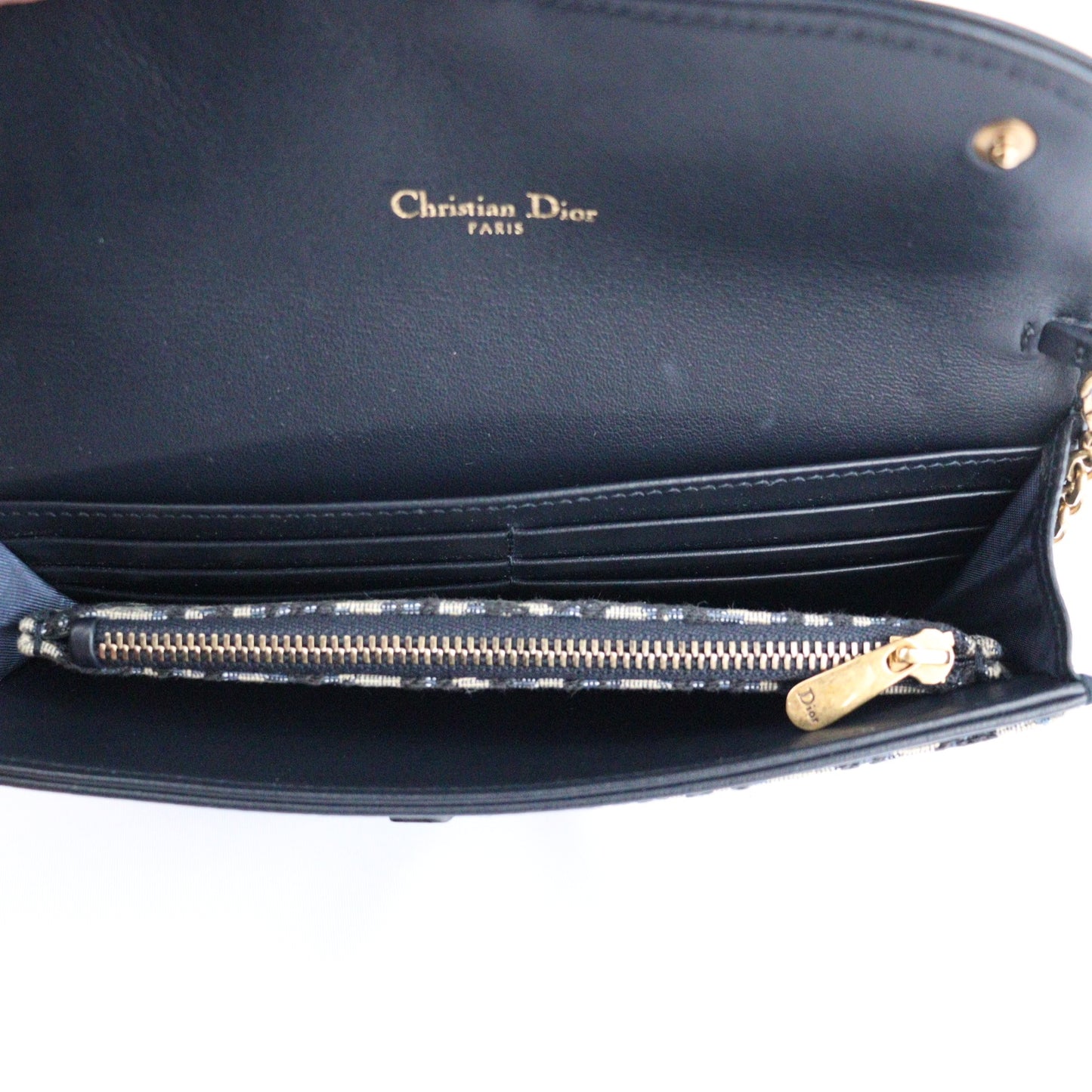 DIOR S5614CTZQ SADDLE WALLET ON CHAIN