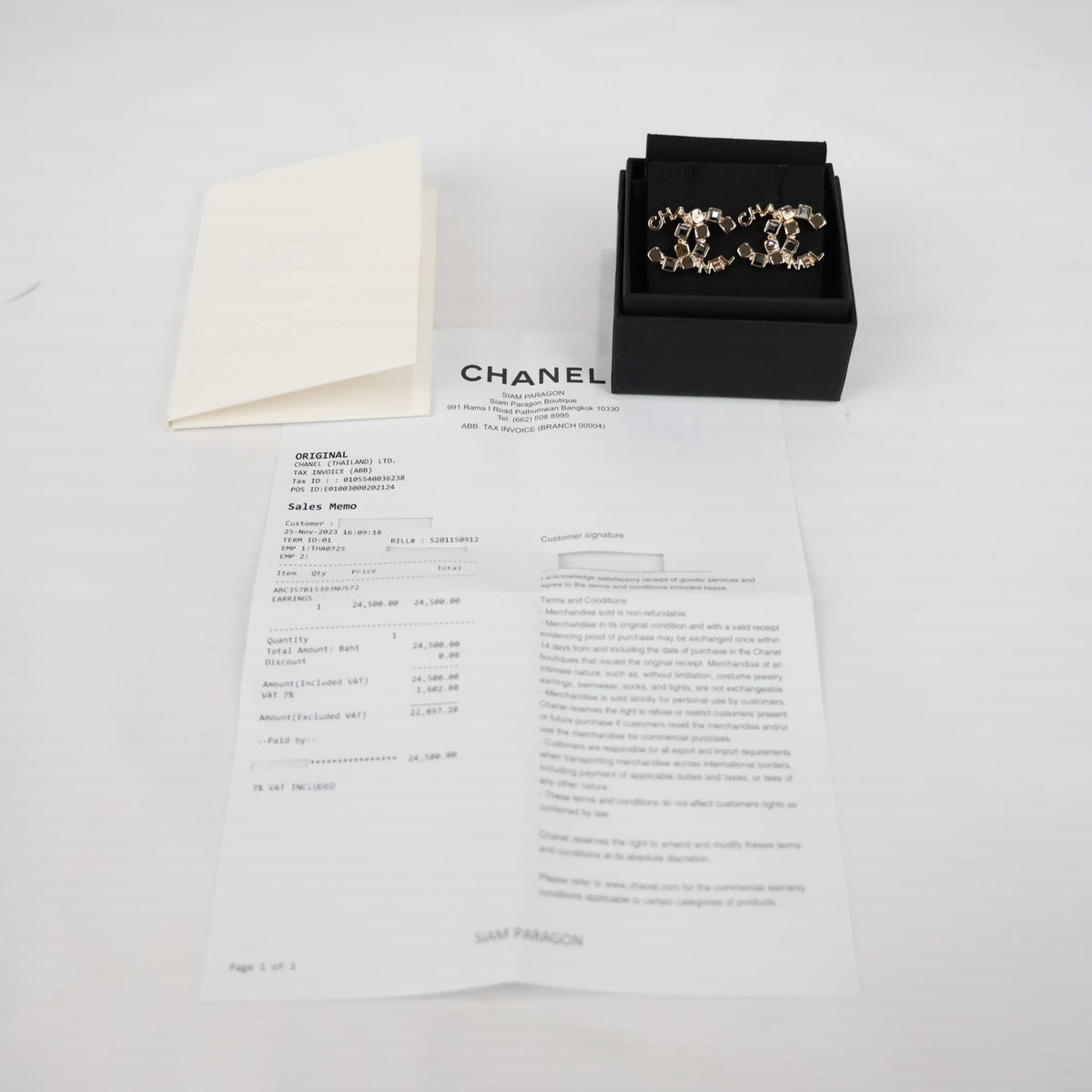 CHANEL ABC357 EARRINGS