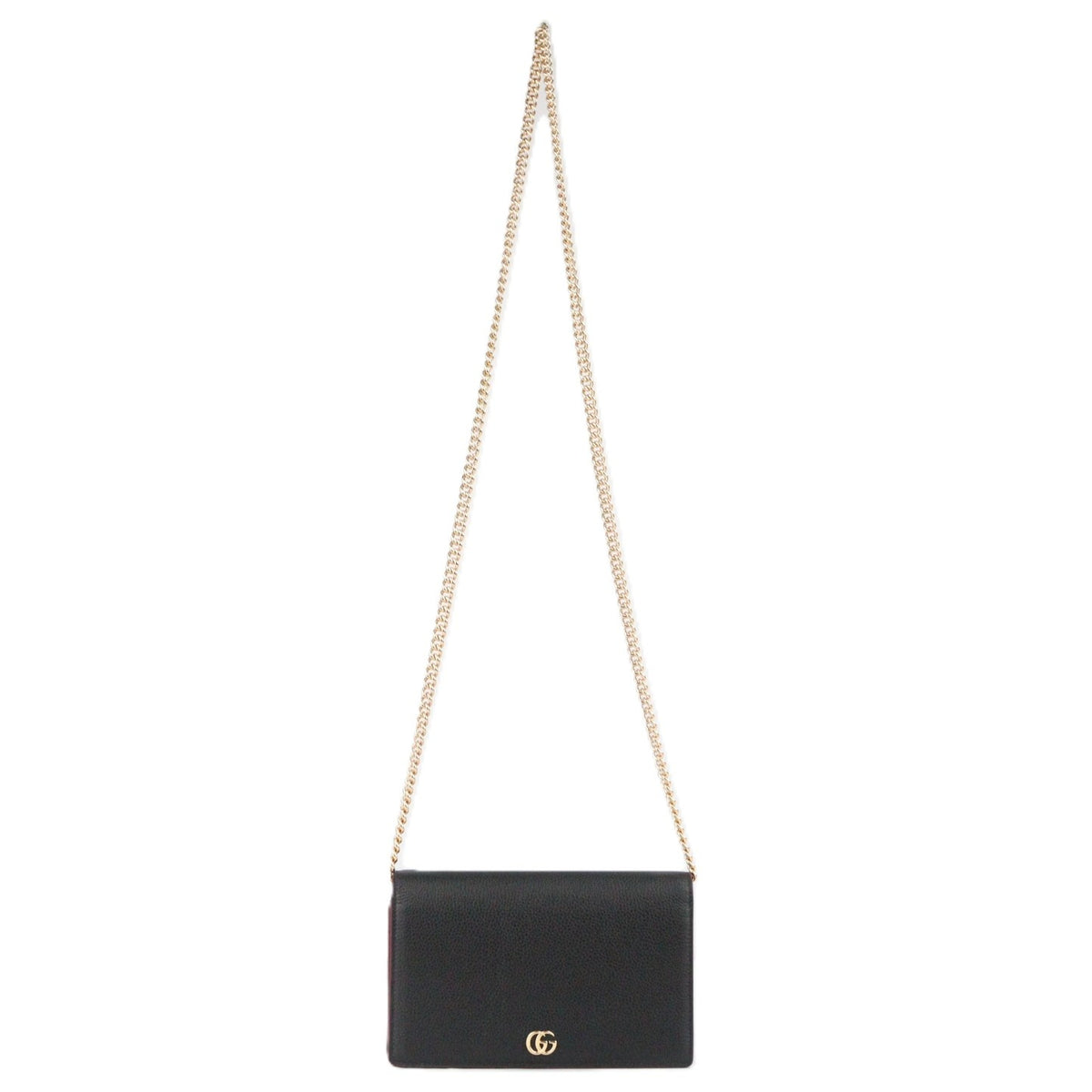 GUCCI 497985 AAE5EF GG MARMONT WALLET ON CHAIN