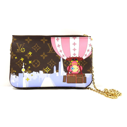 LOUIS VUITTON M68486 POCHETTE DOUBLE ZIP