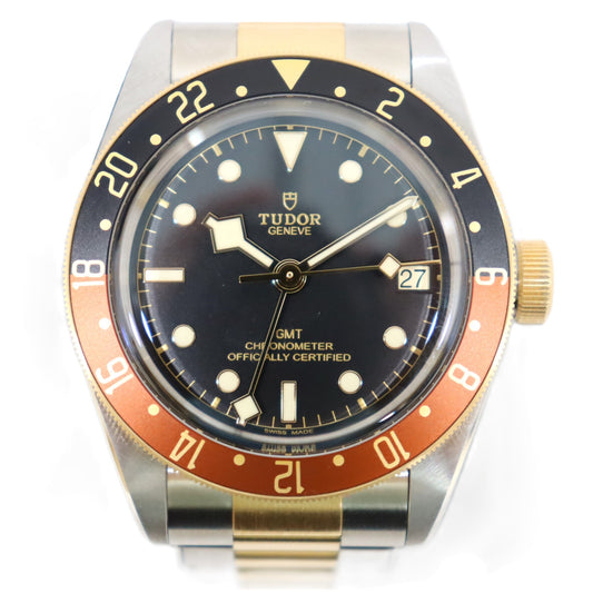 Tudor 79833MN Black Bay GMT S&G