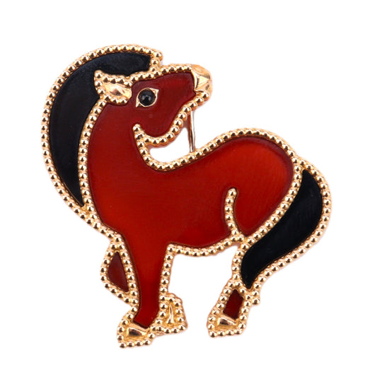 Van Cleef & Arpels VCARP5LJ00 Lucky Animals Horse clip Broach