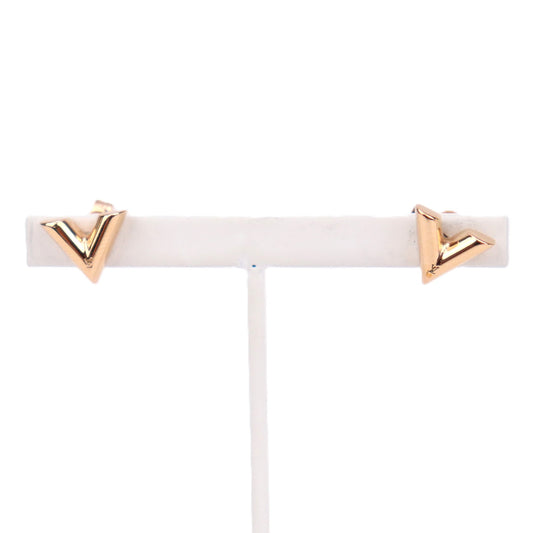 LOUIS VUITTON M80139 ESSENTIAL V STUD EARRINGS