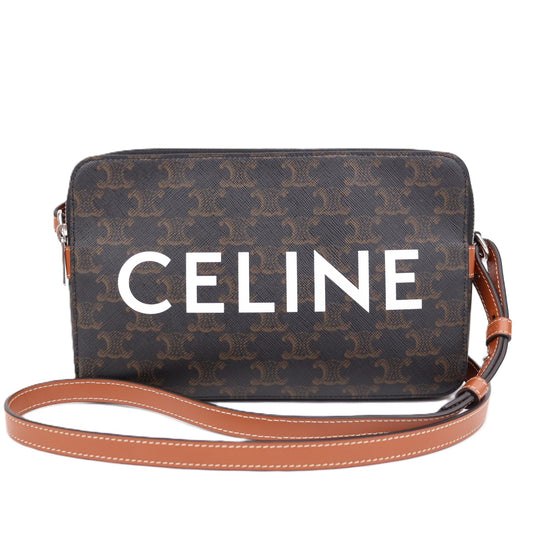 CELINE 111612EVL MESSENGER DOUBLE ZIP