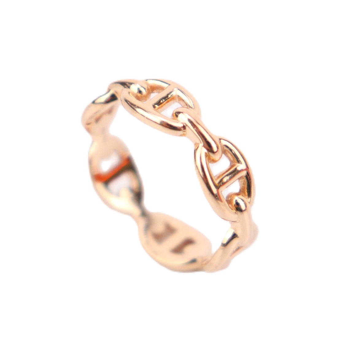 HERMES Chaine D'ancre Enchainee Ring