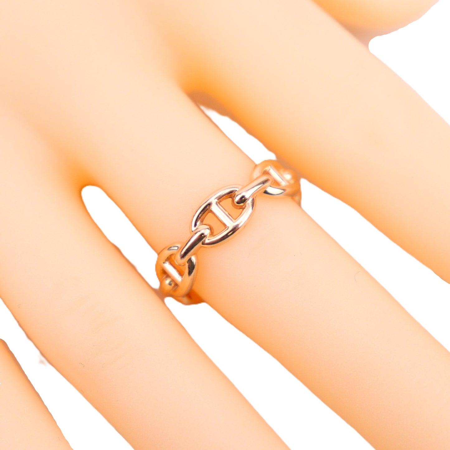 HERMES Chaine D'ancre Enchainee Ring