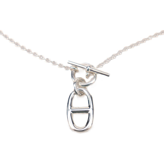 HERMES H104141B Pendentif Chaine d'Ancre Necklace