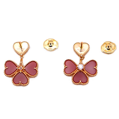 Van Cleef & Arpels VCARN5PP00 Sweet Alhambra Effeuillage (Sweet Hearts) Earrings