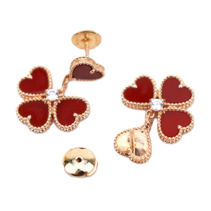 Van Cleef & Arpels VCARN5PP00 Sweet Alhambra Effeuillage (Sweet Hearts) Earrings