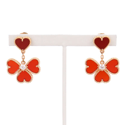 Van Cleef & Arpels VCARN5PP00 Sweet Alhambra Effeuillage (Sweet Hearts) Earrings