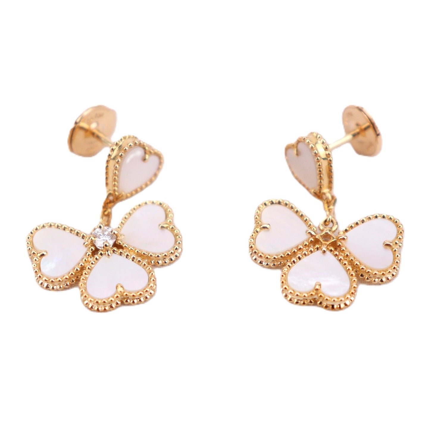 Van Cleef & Arpels VCARN5PQ00 Sweet Alhambra Effeuillage (Sweet Hearts) Earrings