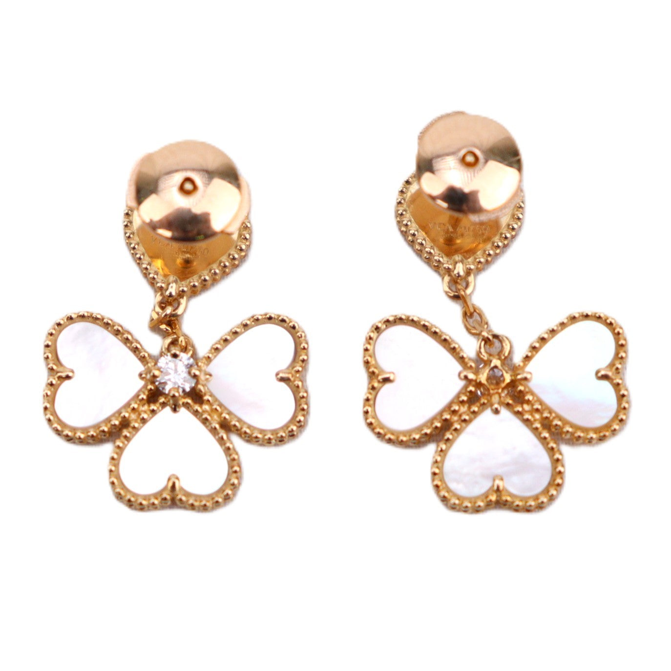 Van Cleef & Arpels VCARN5PQ00 Sweet Alhambra Effeuillage (Sweet Hearts) Earrings