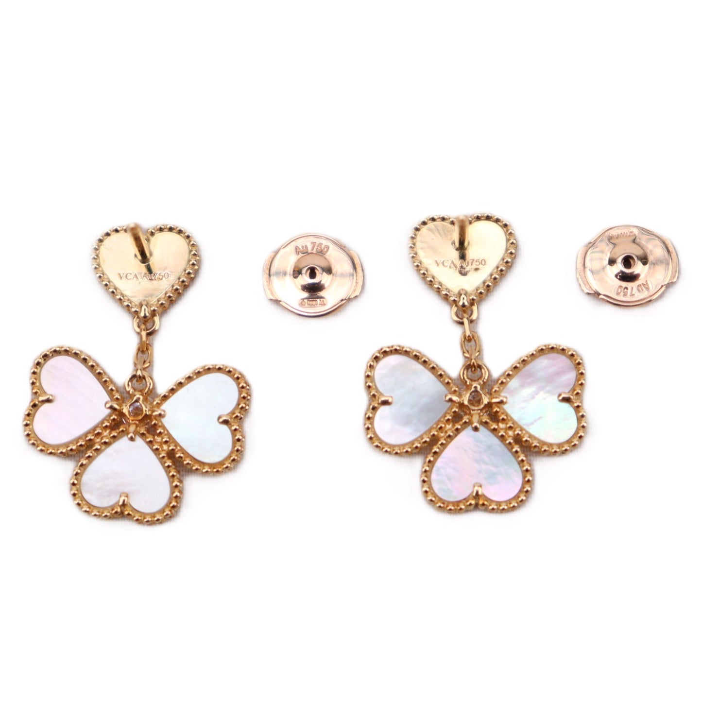 Van Cleef & Arpels VCARN5PQ00 Sweet Alhambra Effeuillage (Sweet Hearts) Earrings