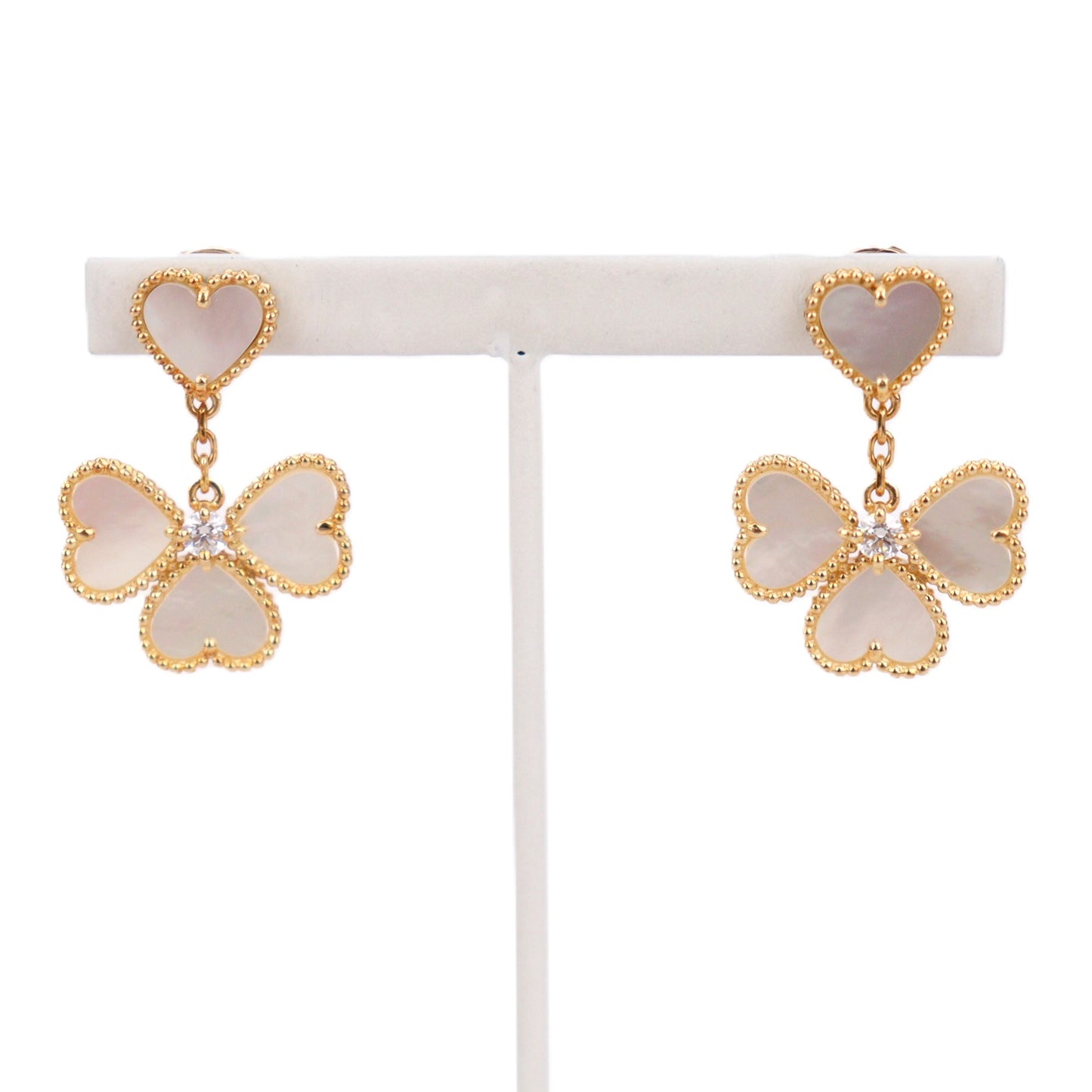 Van Cleef & Arpels VCARN5PQ00 Sweet Alhambra Effeuillage (Sweet Hearts) Earrings