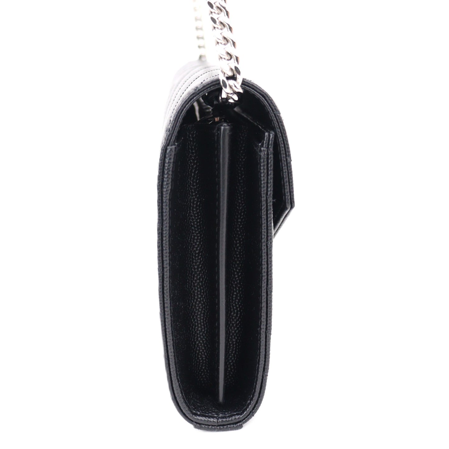 SAINT LAURENT 377828 BOW02 CASSANDRE WALLET ON CHAIN