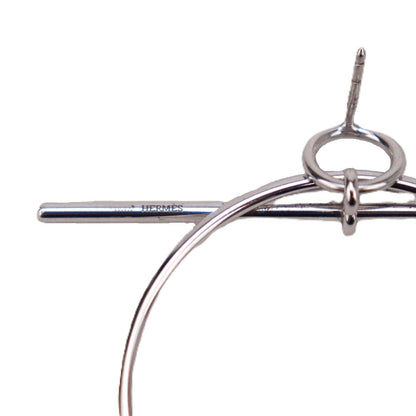 HERMES H114504B Loop Medium Model Earrings
