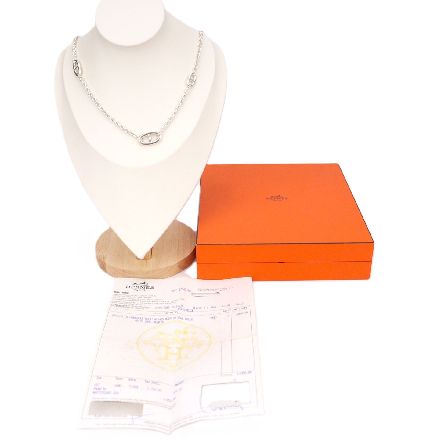 HERMES H104570B Farandole Long Necklace  80