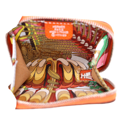 HERMES 080205CK SILK IN PORTE MONNAIE