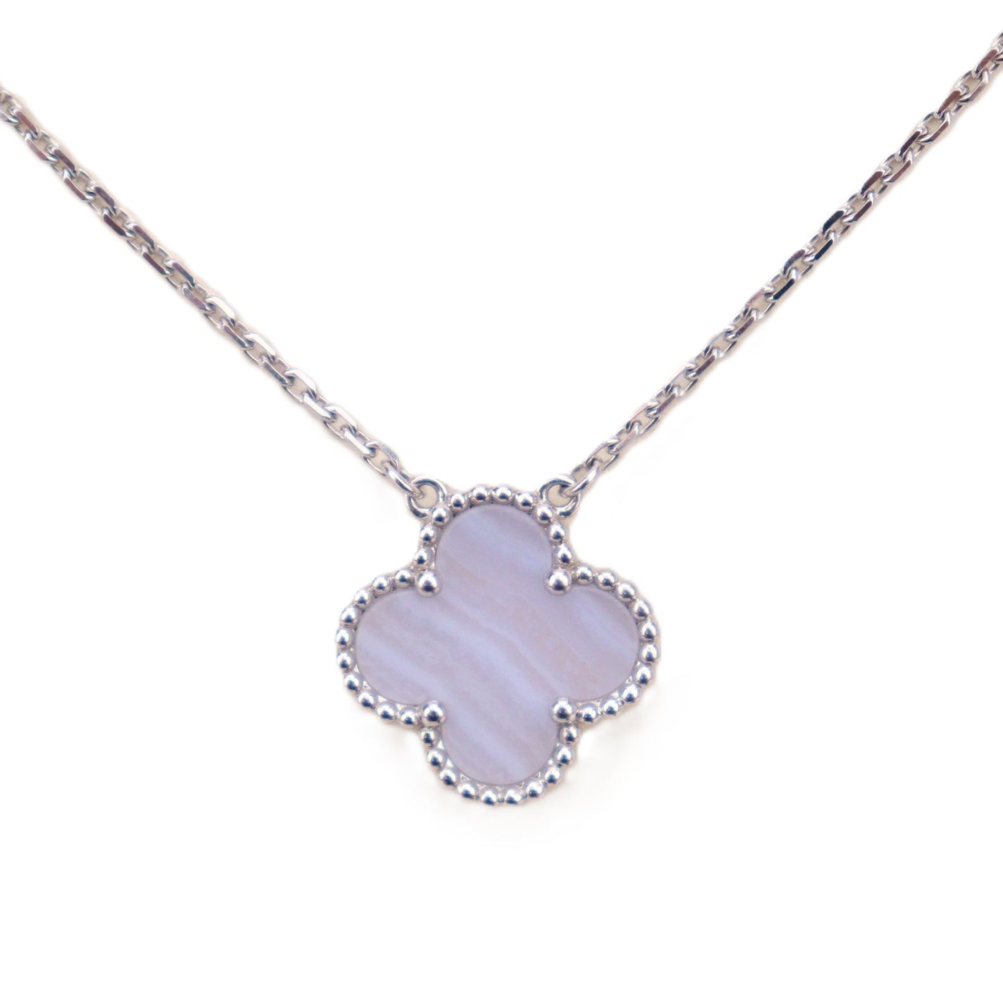 Van Cleef & Arpels VCARD34900 Vintage Alhambra Chalcedony Necklace