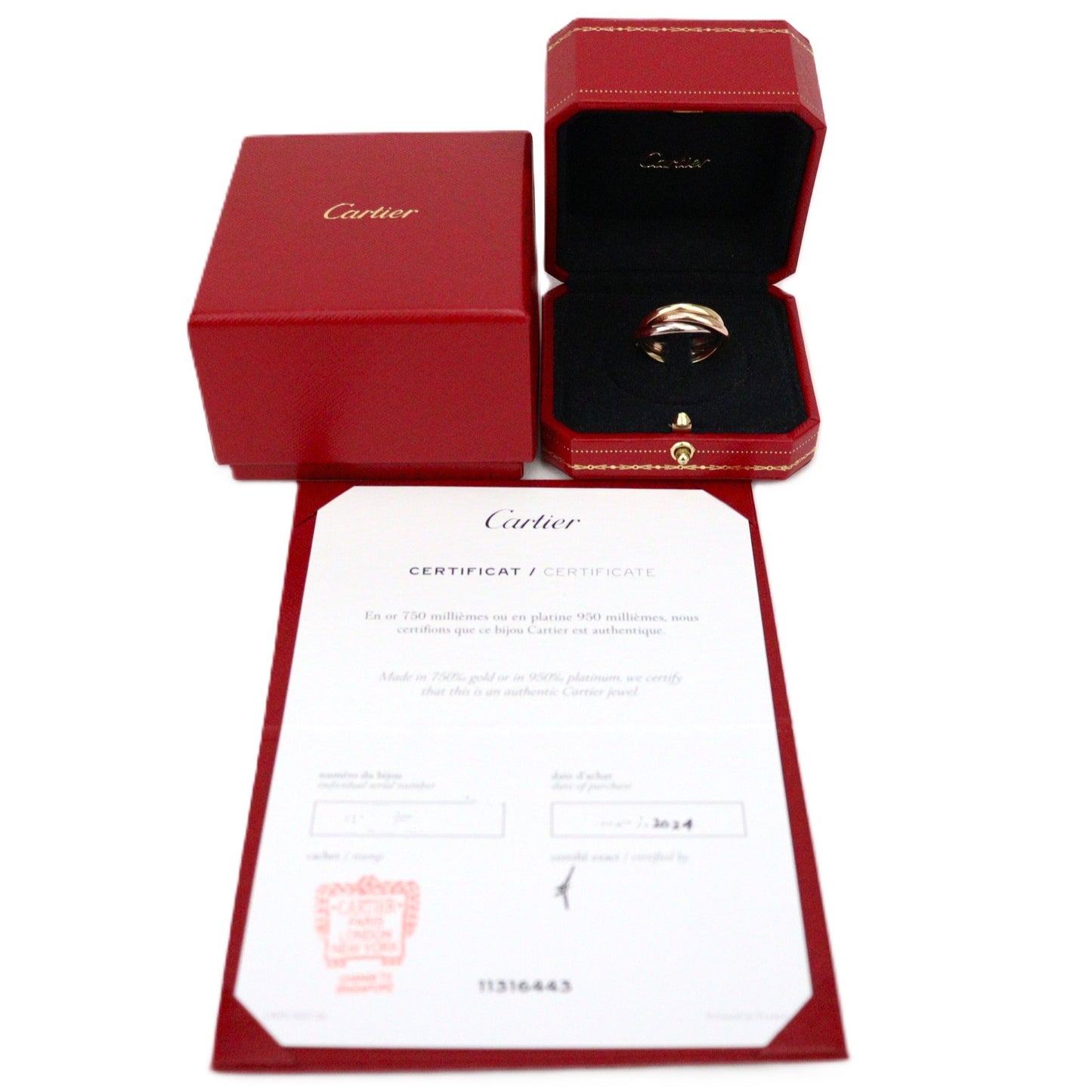 Cartier CRB4234262 Trinity Classic Model Ring
