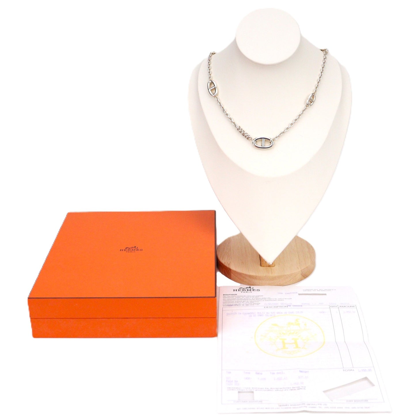 HERMES H104570B Farandole Long Necklace 80