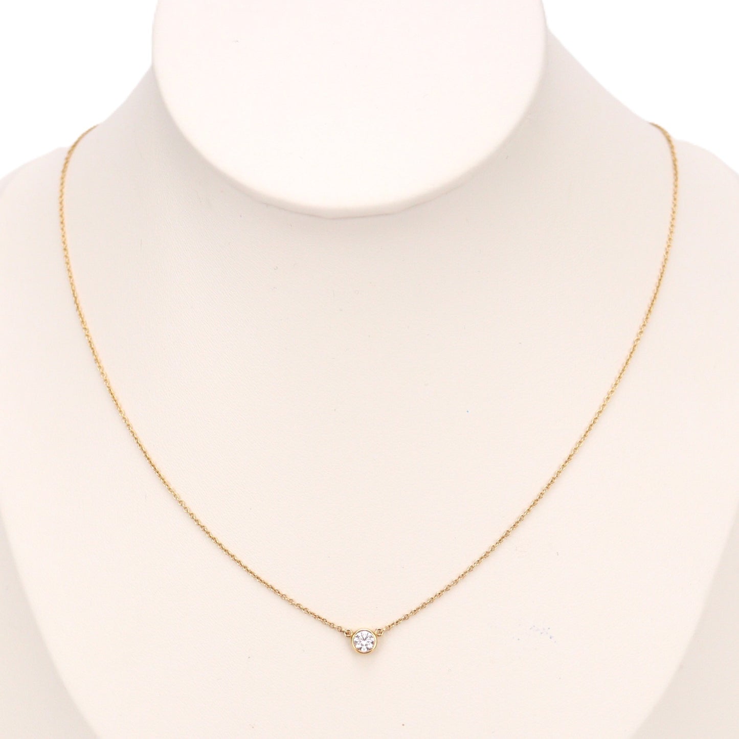 TIFFANY Diamonds by the Yard 0.21ct F-VS1-3EX Necklace