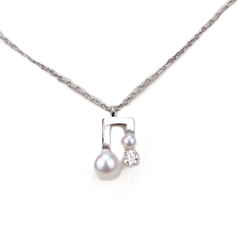 TASAKI Petit Balance Note Necklace