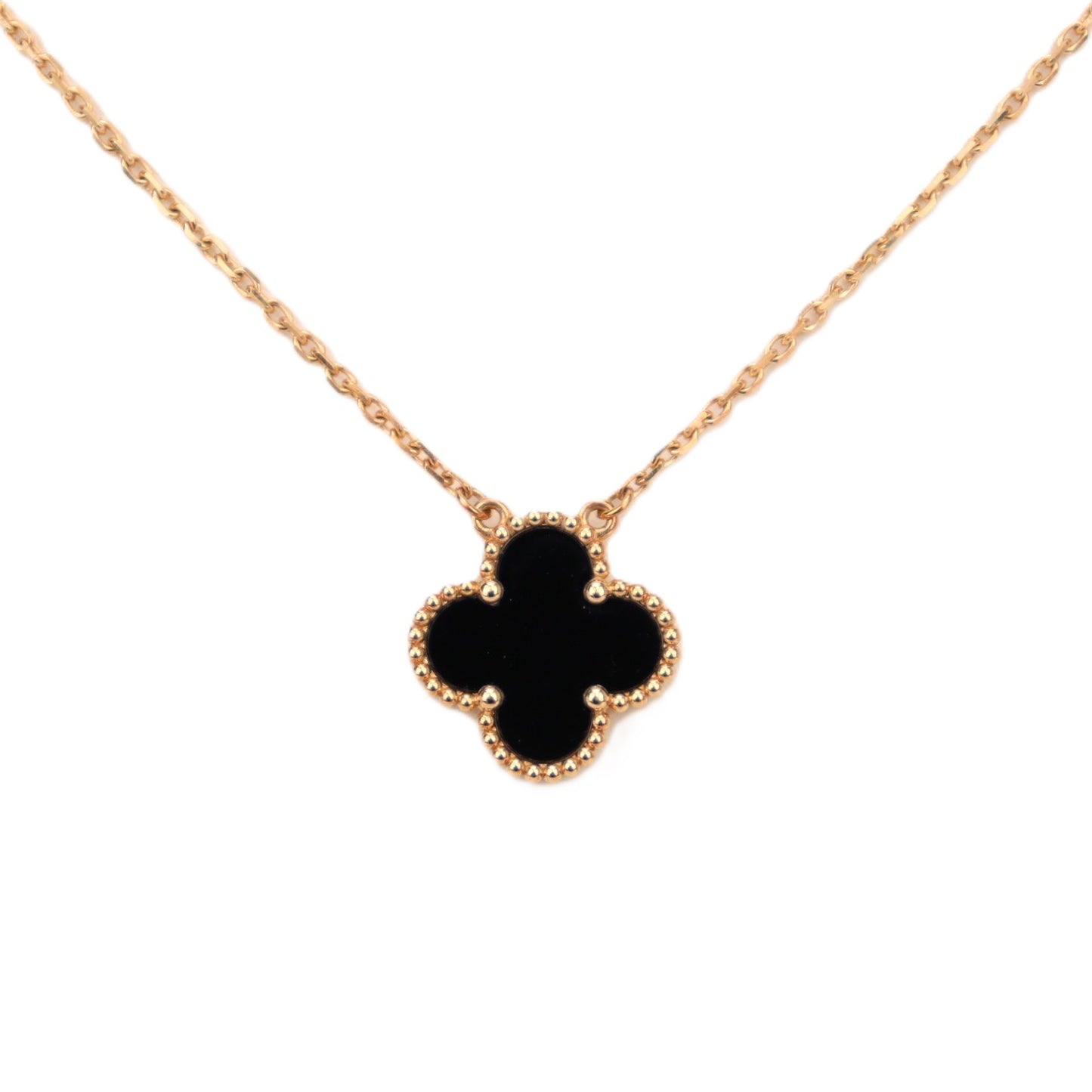 Van Cleef & Arpels VCARA45800 Vintage Alhambra Onyx Necklace