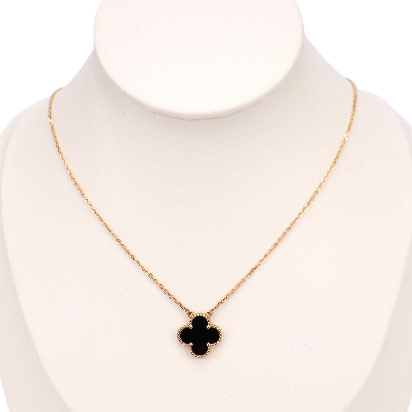 Van Cleef & Arpels VCARA45800 Vintage Alhambra Onyx Necklace