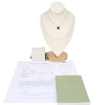 Van Cleef & Arpels VCARA45800 Vintage Alhambra Onyx Necklace