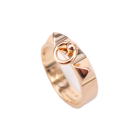 HERMES H108118B Collier de Chien Small Model Ring