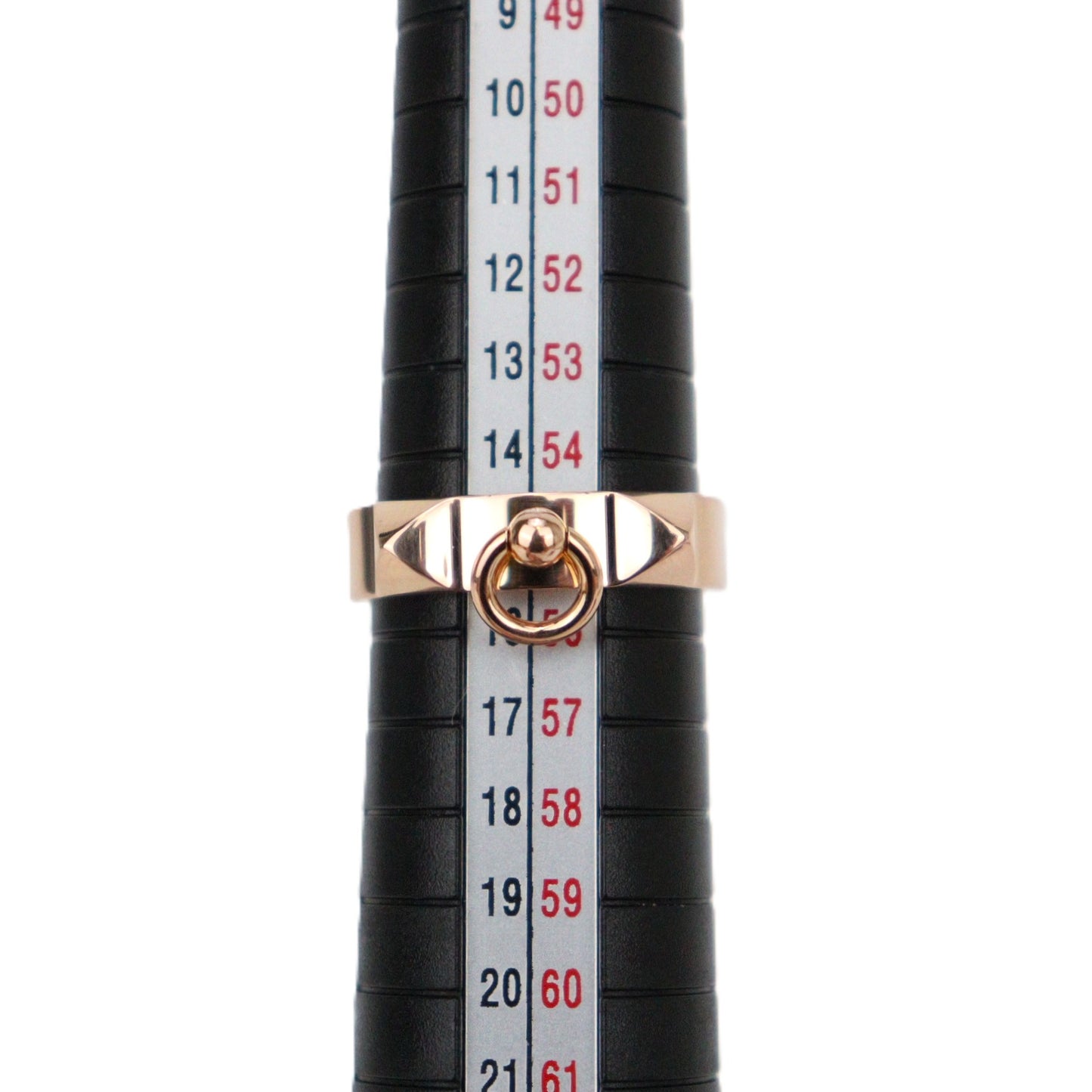 HERMES H108118B Collier de Chien Small Model Ring