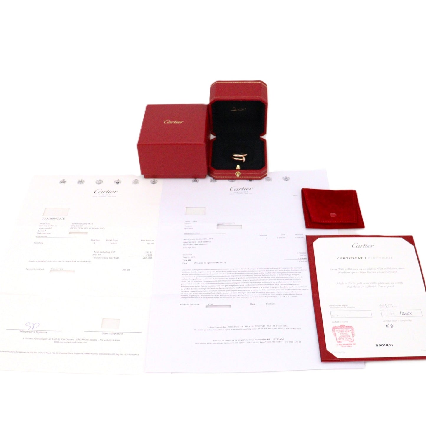 Cartier CRB4094853 Juste Un Clou Classic Model Ring