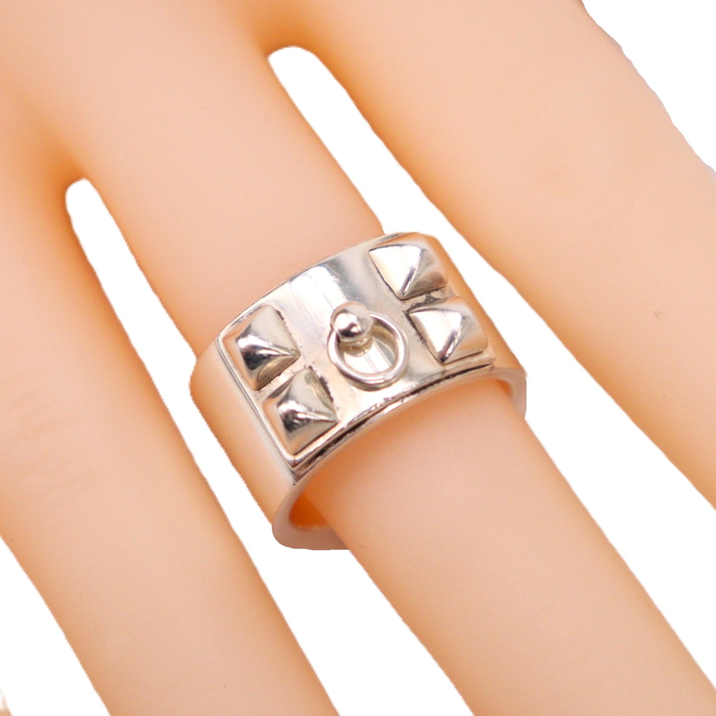 HERMES H106513B Collier de Chien Ring