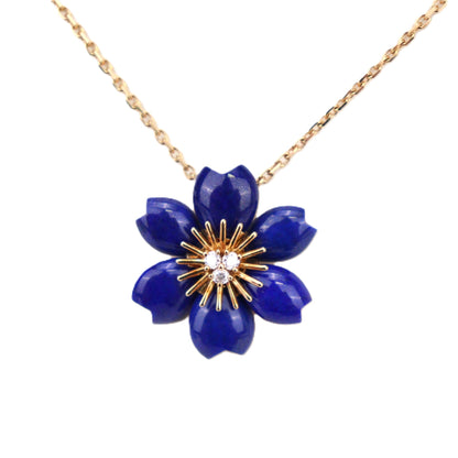 Van Cleef ＆ Arpels VCARP7T200 Rose de Noel Mini Model Necklace