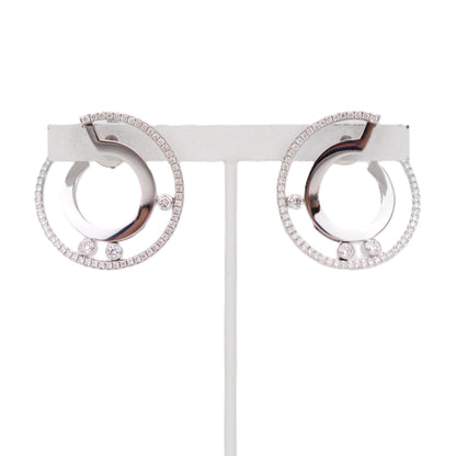 Messika 06689-WG Creoles Move Romane PM Earrings