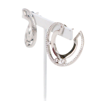 Messika 06689-WG Creoles Move Romane PM Earrings