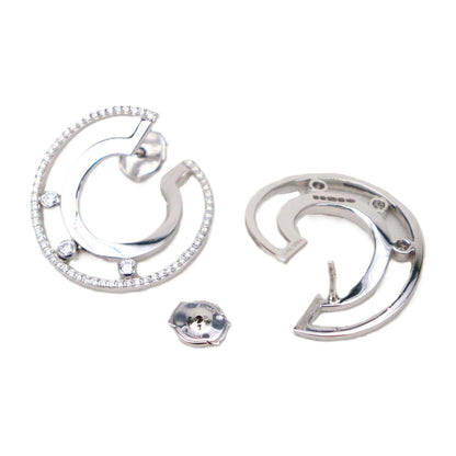 Messika 06689-WG Creoles Move Romane PM Earrings