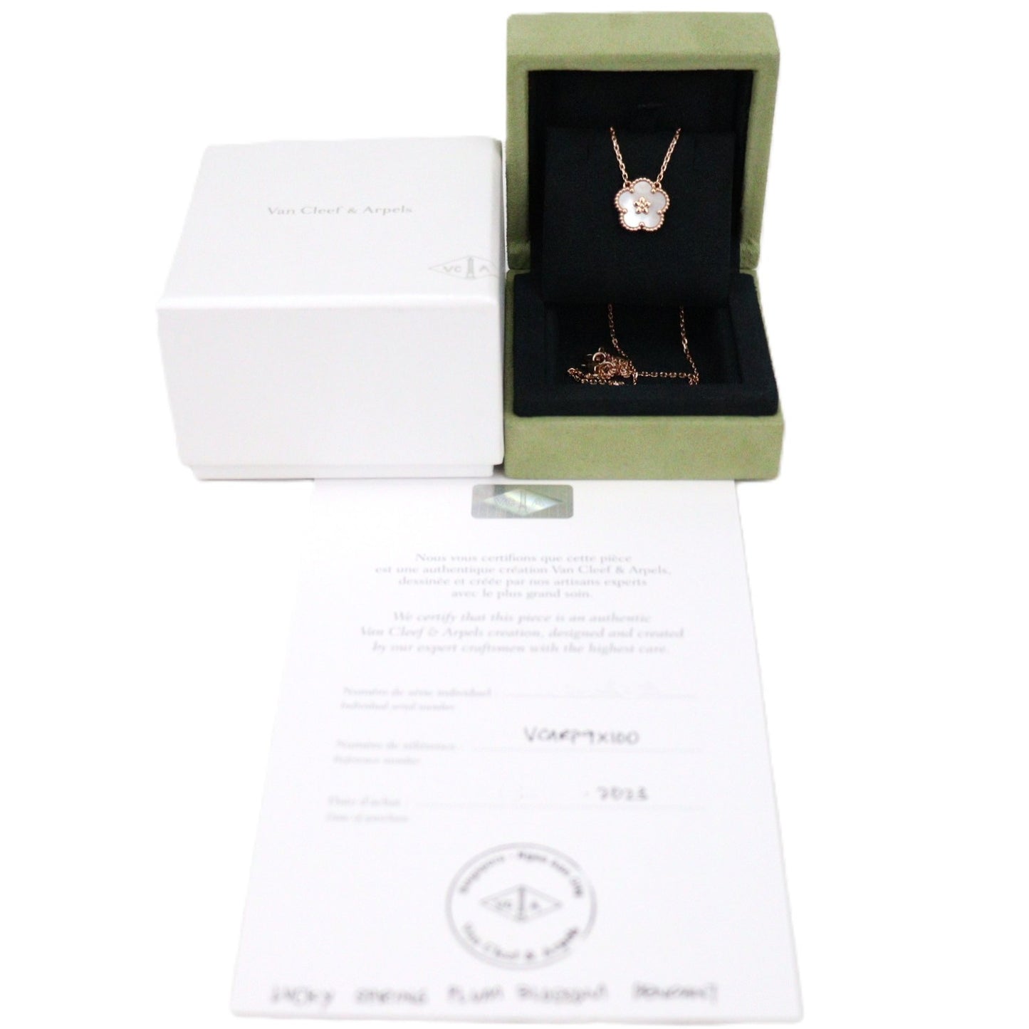 Van Cleef ＆ Arpels VCARP9X100 Lucky Spring Plum Blossom Necklace